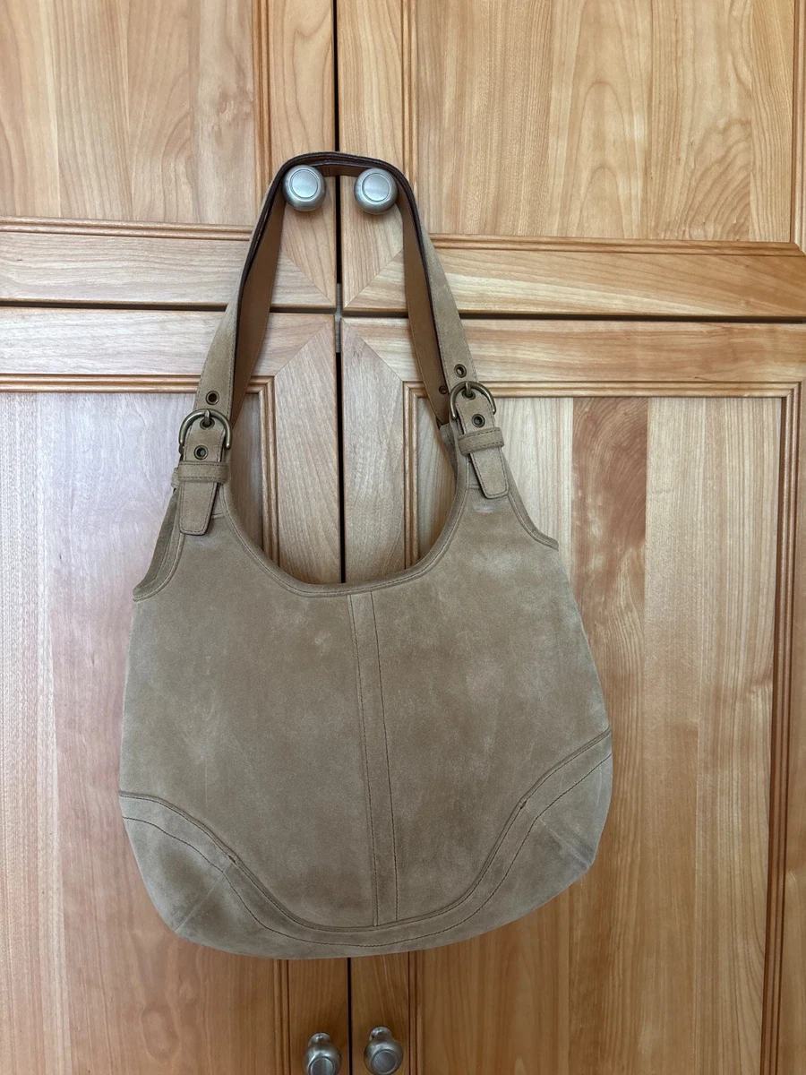 Coach Suede Hobo Bags for Women for sale - eBay