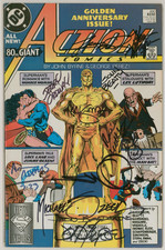 Action Comics #600 SIGNED X11 John Byrne George Perez Mike Zeck Art Adams Ordway