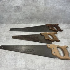 Lot Of 3 Vntg Saws Pennsylvania 220A + 2-20” And 1- 16” Pacoma Saw 