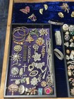 HUGE REPAIR CRAFT Lot Rhinestones  Jewelry Weiss Eisenberg Ice Art Coro HARVEST — photo 6