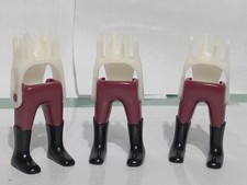 PLAYMOBIL x3 ROTE BRAUNE BEINE STIEFEL FRANZ&Ouml;SISCHER SOLDAT ENGLISCHER PIRAT ...