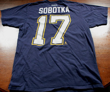 St. Louis Blues Vladimir Sobotka T-Shirt NHL Hockey Shirt Arch Logo Distressed L