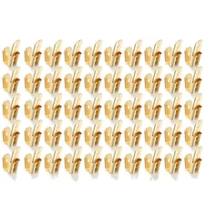 50PCS/Set Dual Male to Single Female Brass Piggyback Spade Connectors Kit