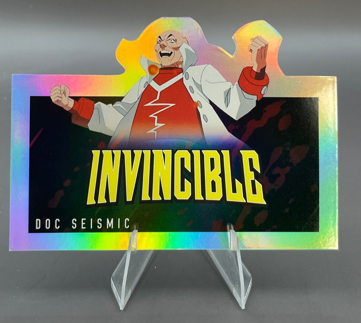 DOC SEISMIC #168 Silver Foil  Punch Out DIECUT 2025 Keepsake Invincible Season 1