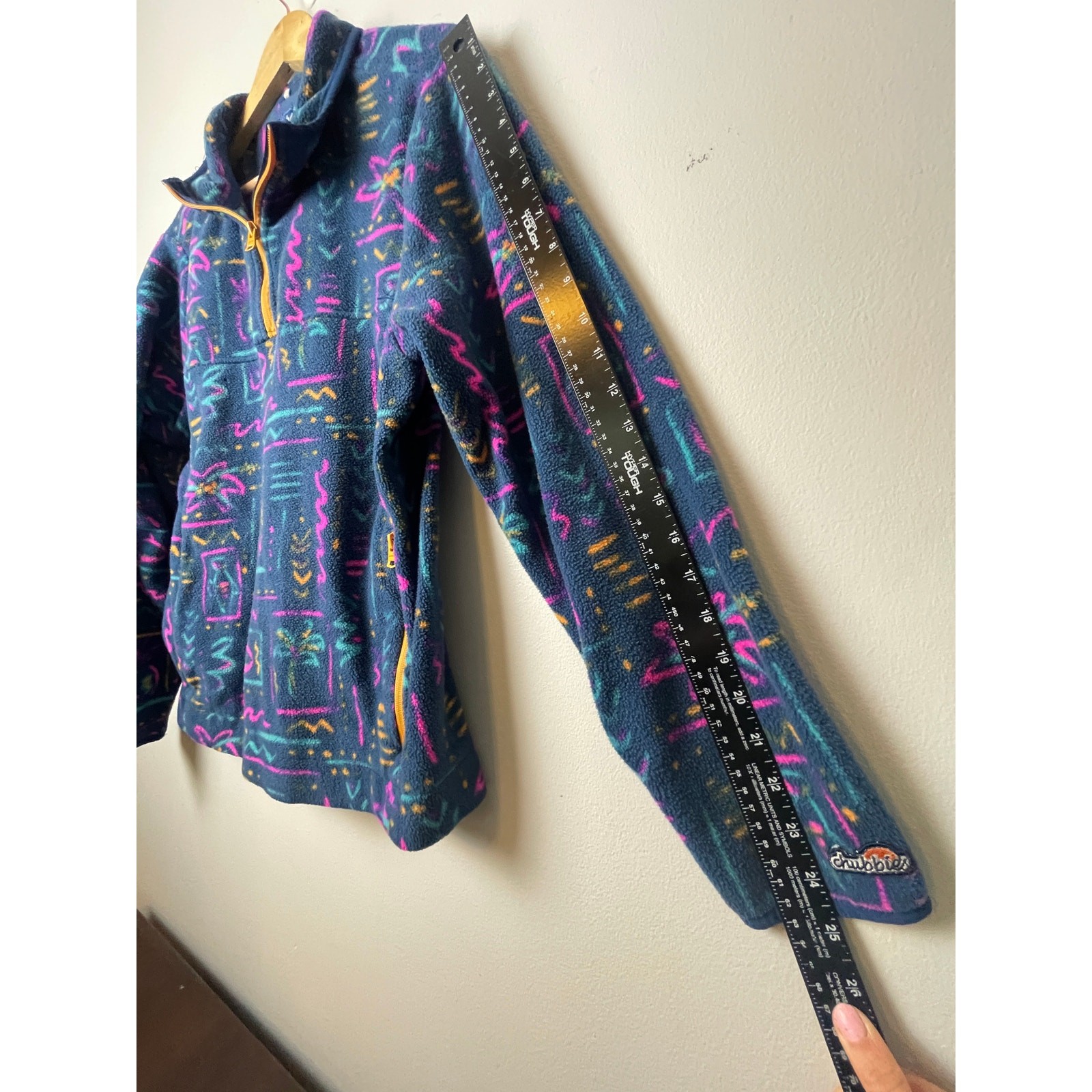 Chubbies Pullover Size Medium Fleece Sweater Quar… - image 10