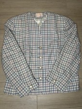 Vintage Pendleton 100 Virgin Wool Houndstooth Tweed Blazer USA Women s Size 8