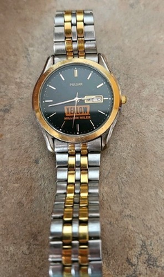 #ad Pulsar Yellow Trucking Company Million Miler Watch $24.50