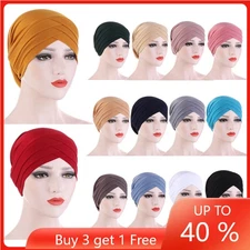 Muslim Women Hijab Turban Hat Inner Underscarf Ninja Bonnet Chemo Cap Head Wrap