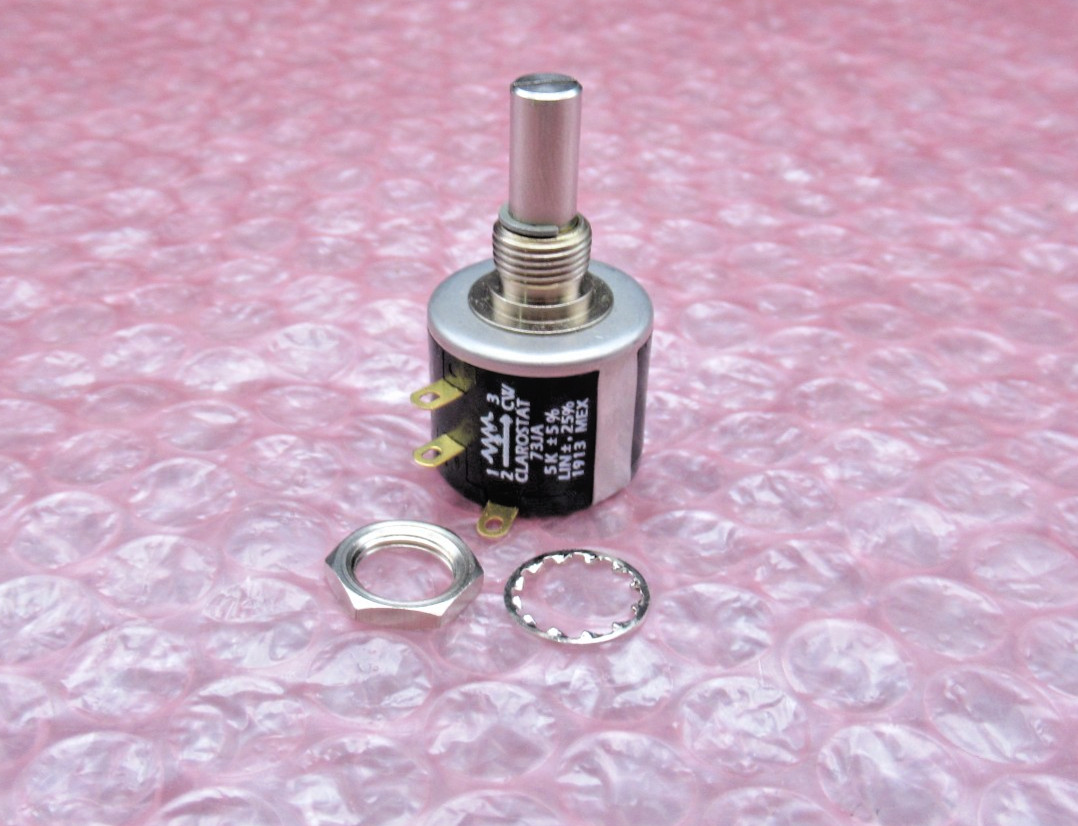 Honeywell 73JA5K Potentiometer Wirewound 5K Ohms, 10 Turn, 2W, 0.25in DIA *NEW*