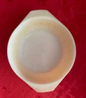 Vintage Fire King Milk Glass 8" Casserole Baking Dish Peach #524
