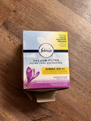 Febreze Eureka DCF-21 Premium Allergen Vacuum Filter with Spring & Renewal Scent