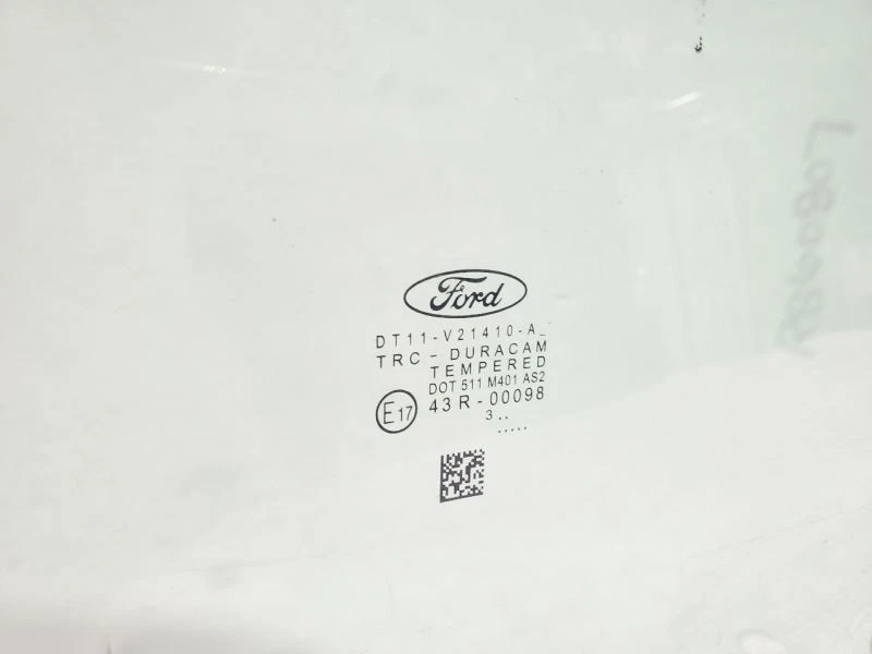 Front Right Door Glass OEM 2014 2015 2016 2017 2018 Ford Transit Connect - Image 3 of 4