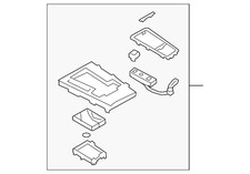 Genuine Mazda Console Panel Bemf-64-340f