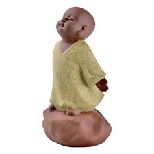 Desktop Ornament Figurines Home Decor Mini Monk Tea Pet Adornment