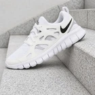 Nike Free Run White Black DD0163-100 GS New