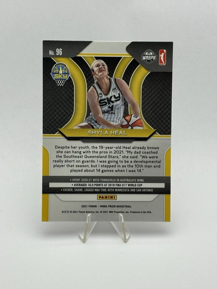 2021 Panini WNBA Prizm Shyla Heal Rookie #96 - Image 2 of 2