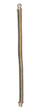70s 80s Rainbow Striped Elastic Stretch Belt Interlocking Buckles Kids or Small