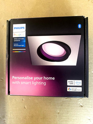 PHILIPS HUE LED Einbauleuchte White & Color Ambiance Centura Einbauspot eckig