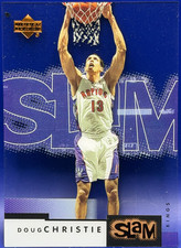 2000-01 Upper Deck Slam #54 Doug Christie - Sacramento Kings - Acetate Card