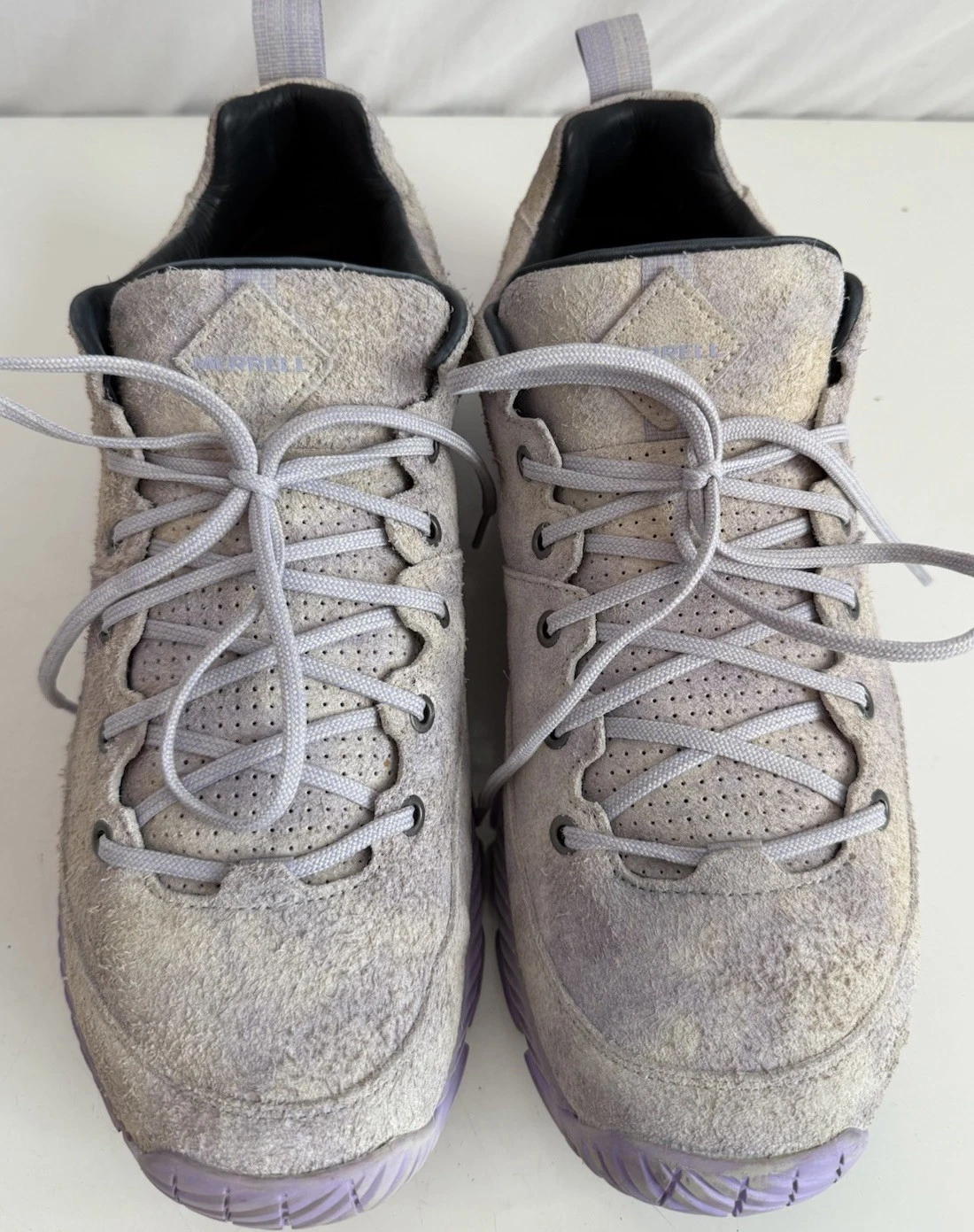 Merrell Trail Running Shoes Men Size 14 J005097 Orchid Suede Leather Lace Up