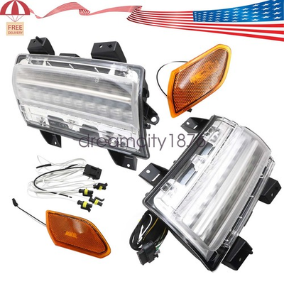 #ad Right SideLeft Side For Jeep Wrangler JL 2018 2022 LED Turn Signal Light w DRL $99.99