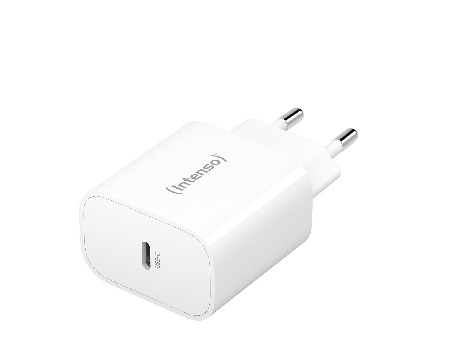 Intenso Power Adapter W20C, USB-C Charger with 20 Watt, White