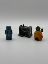 Aquarium Dekoration – MINI 3er-Set SpongeBob Häuser  (NEU & OVP)