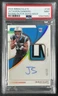 JA'TAVION SANDERS PSA 9 2024 PANINI IMMACULATE #126 ROOKIE PATCH AUTO GOLD 13/25