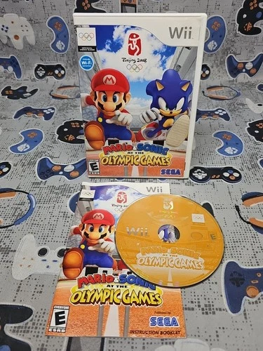 Mario & Sonic at the Olympic Games (Nintendo Wii, 2007) CIB TESTED & CLEANED