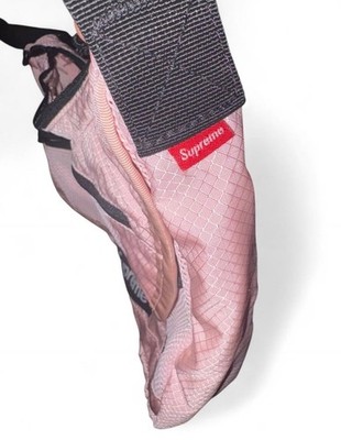 SS22 Supreme Small Messenger Bag Pink Water Resistant Black Box