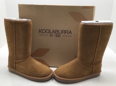Koolaburra by UGG Koola Tall Girls' Winter Boots Size 4 In Chestnut