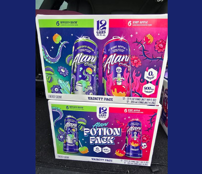 Alani Nu Potion Pack Witch's Brew & Ruby Apple 12 fl oz 12 Pack Sameday Ship