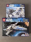 LEGO Star Wars 75444 & 75460 AT-RT & New Republic X-Wing Starfighter Sealed