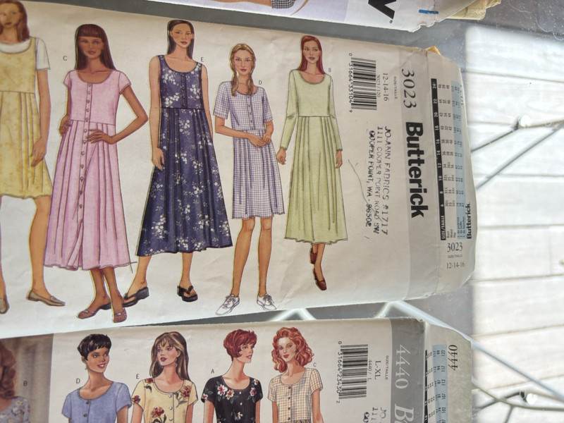 Butterick 3023 Vtg Original Misses Women’s Dress Sewing Pattern Easy