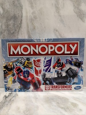 Monopoly Transformers 2021 Edition Board Game Hasbro NEW