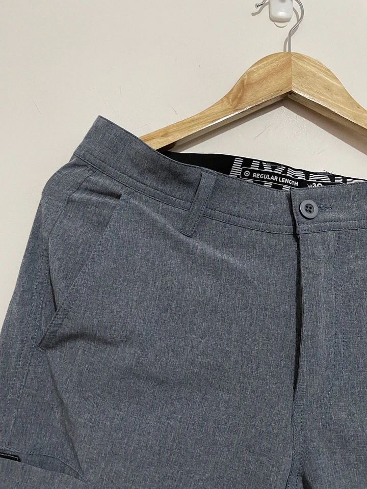 Target Hybrid Size W30 Inches W77 Cm Men’s Dress Shorts Grey Cotton Pants - image 3 of 4
