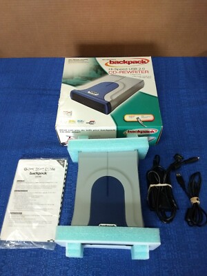 Microsolutions Backpack HiSpeed USB 2.0 CD-Rewriter 222102