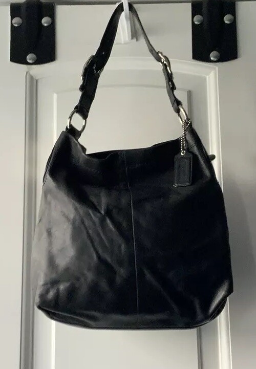 COACH レザー ボディーバッグ Coach Black Leather Handbag No. 10969-14502 | eBay