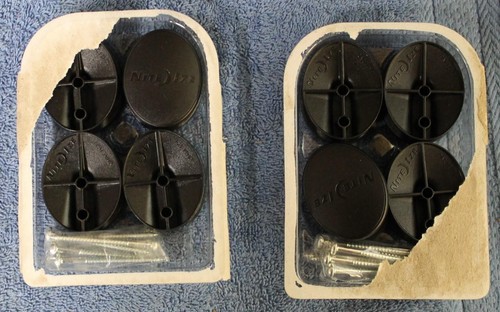 TWO! Nite Ize GLPL-01-4R7 Small Mounting Docks for Gear Ties (4 Packs) 8 Total!