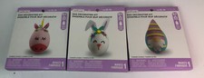 CREATOLOGY Easter Egg Decorating Kit 3 Pack for Kids Bunny, Unicorn Dinosaur NEW