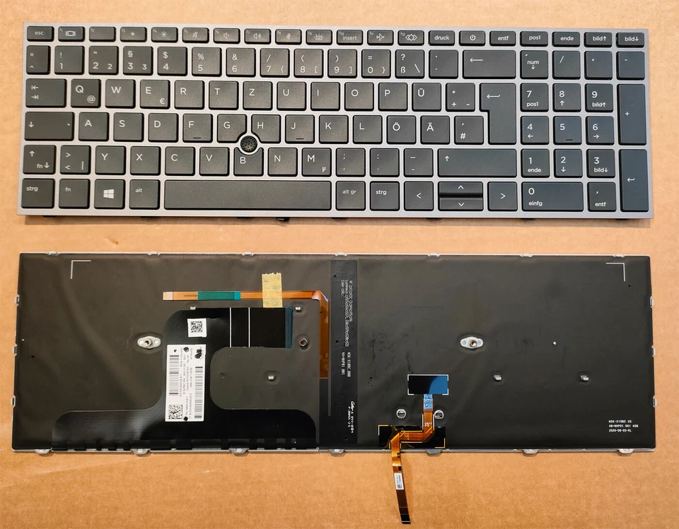 UNTERSCHIEDLICH Deutsch Tastatur hp ZBook fury 17 G7 G8 17-G7 17-G8 Gen7 Keyboard Beleuchtung