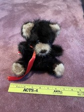 Vintage "Rare Bear" 1st Edition Real Mink Fur Teddy Plush made in Pleasanton CA