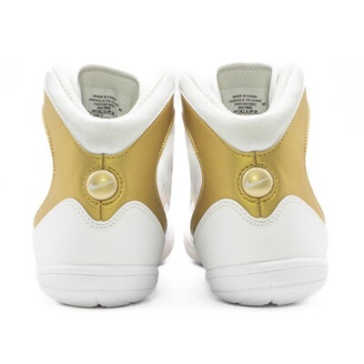 NIKE FREEK MENS WRESTLING SHOES (BOOTS) WHITE/GOLD 316403  display picture 2