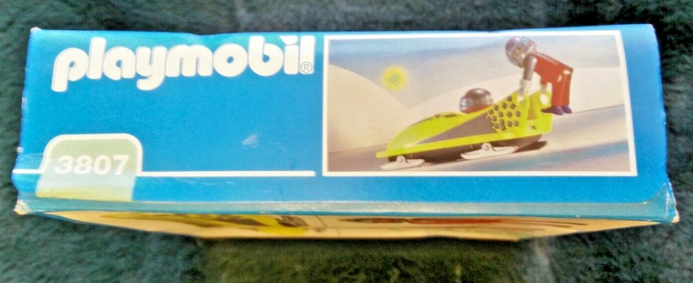 PLAYMOBIL 3807 YELLOW BOBSLED TEAM NEW IN BOX 1995 VINTAGE eBay