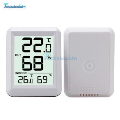 Digital Wireless Indoor Outdoor Thermohygrometer Humidity Meter Weather Station