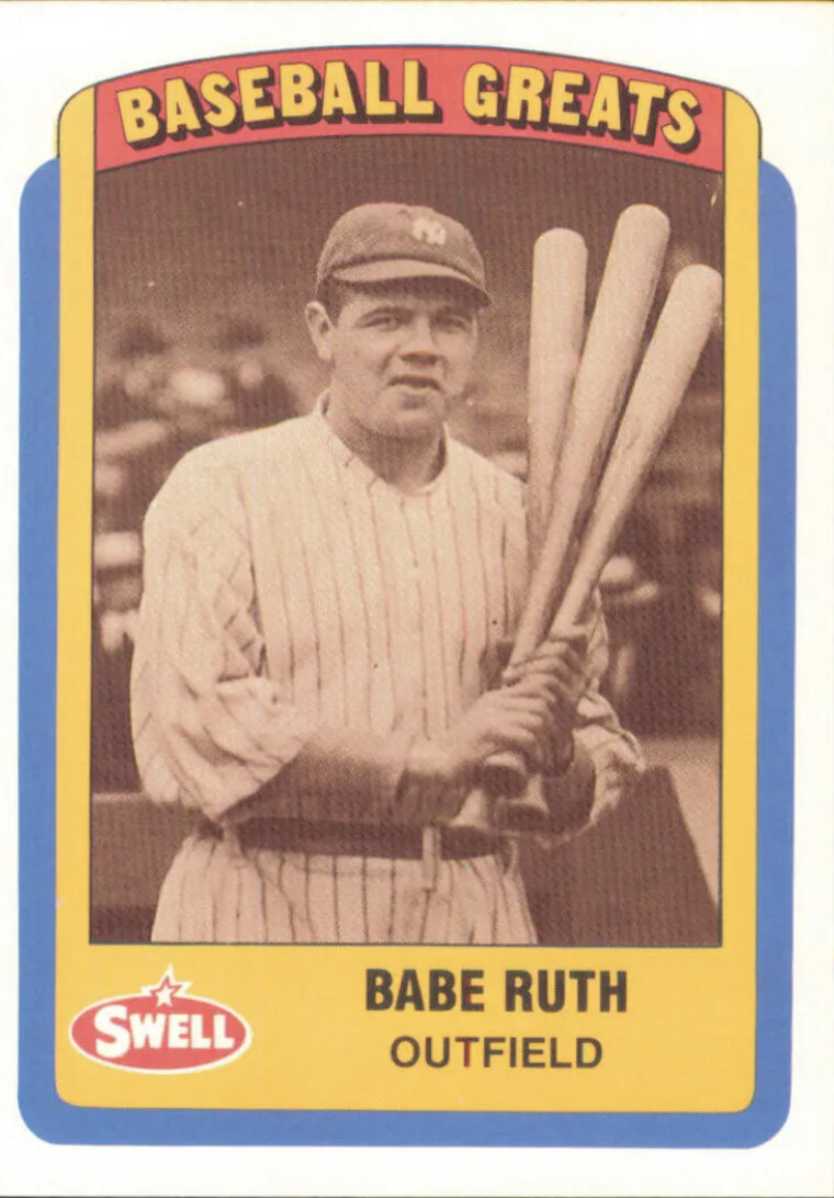 1990 Swell Baseball Greats - Pick Your Card with Free Shipping