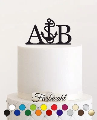 MANSCHIN LASERDESIGN Bouchon à gâteau bois mariage personnalisé cake topper figurine prénom au choix