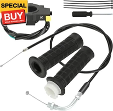 Throttle Cable Twist Throttle Handle Grip Assembly for 2 Stroke Engine 80cc 100c