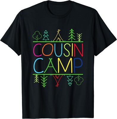 Cousin Camp 2023 Family Camping Summer Vacation Gift Unisex T-Shirt