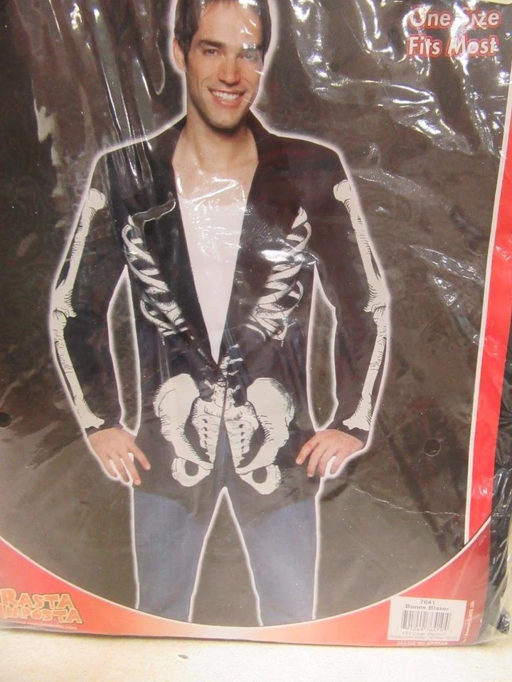 Rasta Imposta платье, чтобы убить кости черный блейзер взрослых Хэллоуин костюм один размер - Изображение 4 из 4